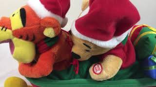 Winnie The Pooh Tigger Sleigh Walt Disney Jingle Bells Xmas [upl. by Shaughn480]