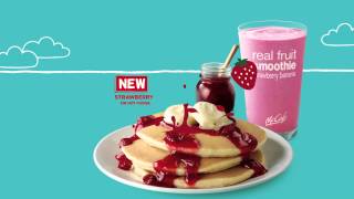 McDonalds Get up and Go Singapore Strawberry Hotcakes [upl. by Dunseath]