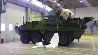 Armys new 30mm STRYKER DRAGOON turret unwrapped [upl. by Decca]