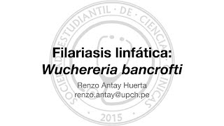 Filariasis Linfática Wuchereria bancrofti [upl. by Ellirpa607]