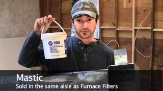 How to Seal an HVAC Duct with Mastic  Duct Sealant [upl. by Lyman]