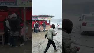 Live snowfall at Babusar Pass today naran snow babusar travel heavenquester travelvideo [upl. by Ylac467]