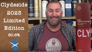 Clydeside Cask Strength 2023 Limited Edition with 606 Lowland Single Malt Review by WhiskyJason [upl. by Cassady]