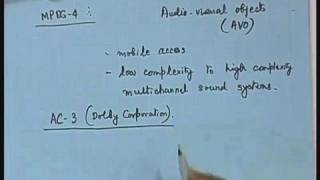 Lecture  28 Audio Coding Basic Concepts [upl. by Eberly]