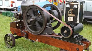 Stationary Engines At Stoke Prior Steam Rally 2023 [upl. by Farmann]