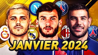 LES NOUVEAUX GROS TRANSFERTS DU MERCATO HIVERNAL 2024 [upl. by Ellesirg]