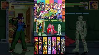 Jojos Bizarre Adventure Mugen  Avdol amp Ndoul VS Zeppeli amp Ghiaccio ROUND 2 PART 2  Steam Deck [upl. by Einna842]