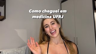 Como cheguei em medicina UFRJ direto do terceirão [upl. by Mellicent]