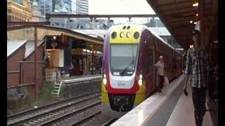 VLocity 1245 arriving and departing Flinders Street [upl. by Bohun]