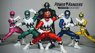 Hasbro Power Rangers Lightning Collection Lost Galaxy Full Team Figure Review [upl. by Telford]