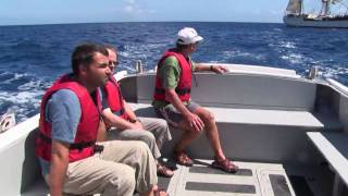 Departure from Ascension Island by bark EUROPA [upl. by Phyllis]