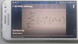 Notasi Sigma Induksi MatematikaRequest Denikurnia [upl. by Ben22]