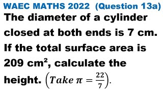 WAEC 2023 Q3  2022 WAEC Mathematics Past Question and Answers  Theory  Trending video [upl. by Llerruj]