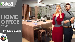 The Sims 4 Home Office Kit by IllogicalSims [upl. by Santoro]