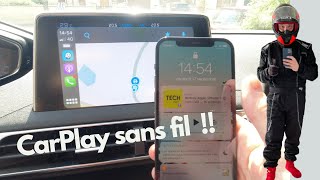 Présentation dun adaptateur Carplay sans Fil  CarlinKit [upl. by Lawan]