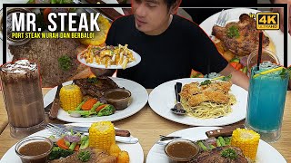 port makan STEAK MURAH amp BERBALOI di MR STEAK [upl. by Eartnoed917]