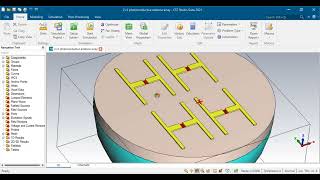 2x2 photoconductive antenna array design results optimization in CST [upl. by Thgiwd]