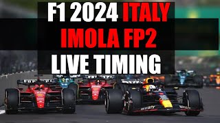 F1 2024 Italy IMOLA FP2 Live Timings [upl. by Kozloski]