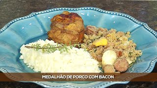 MEDALHAO DE PORCO COM BACON [upl. by Nosnej164]