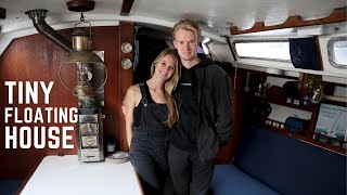 Tiny House Tour  Living on a 30 ft Sailboat  Winter Boat Life  Catalina 30 Sailboat Tour [upl. by Ribble]