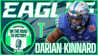 Eagles Sign Tackle Darian Kinnard  Bio amp Stats  Full List ReserveFuture Signings  Depth Chart [upl. by Goren952]