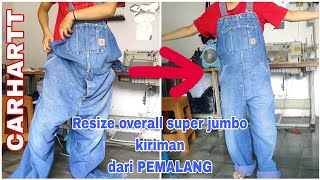 RESIZE PERMAK OVERALL CARHARTT BIG SIZE [upl. by Edalb]