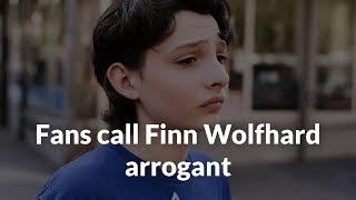 Finn Wolfhard receives hate from Stranger Things fans [upl. by Aysahc]