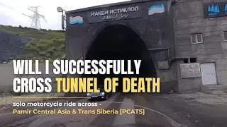 PCATSvid8 Will I successfully cross Tunnel of Death  ride from Khujand to Dushanbe July 12 2024 [upl. by Ahseyn]