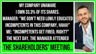 My Boss unaware I own 333 mocks quotNo fools neededquot Me said quotFiredquot At shareholders [upl. by Mcnalley]