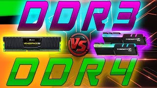 RAM DDR3 VS DDR4 GAMING TEST 2018  FRAME RATE TEST 2007 RAM VS 2014 RAM [upl. by Namyw]