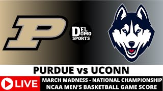 PURDUE VS CONNECTICUT LIVE 🏀 NCAAM Basketball National Championship 🏆 APR 8 2024 [upl. by Nader]