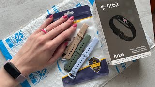 Fitbit Luxe amp colourful silicone accessories review 💃 [upl. by Ardeth]