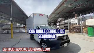 Caja cuadrada hilux 2021 2024 lamina con rompevientos [upl. by Llenej]