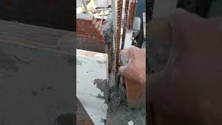 Columns concrete construction construction youtubeshorts shortvideo shots [upl. by Medorra]