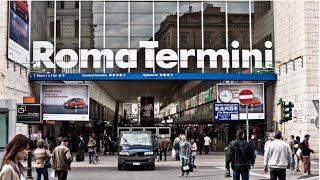 Stazione Termini in Rome Walking Tour [upl. by Nutsud809]