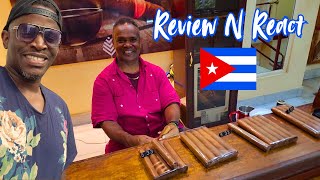 Review N React Cuba Nightlife Cigars and Food Episode 1 cigars havanacuba [upl. by Ahmed]