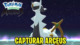 como CAPTURAR a ARCEUS en POKEMON LEGENDS ARCEUS LOCALIZACION LEGENDARIOS [upl. by Reniti]