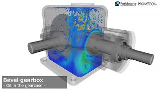 Particleworks  Bebel gearbox  Prometech Software [upl. by Zicarelli636]