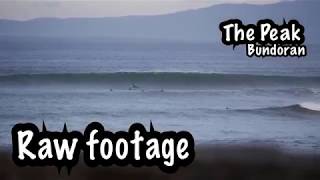 Surfing Bundoran  The peak Bundoran Ireland  double barrelled  RAW footage [upl. by Stanton490]