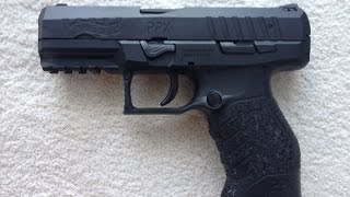 Walther PPX Magazine Release swap [upl. by Etteluap]