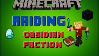 Minecraft Raiding an OBSIDIAN FACTION Protection Books DIAMONDS [upl. by Ludlow505]