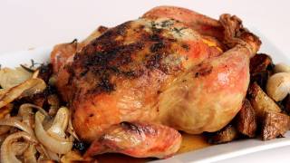 Whole Roast Chicken Recipe  Laura Vitale  Laura in the Kitchen Episode 302 [upl. by Sulihpoeht]