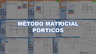 Análisis estructural de pórticos por método matricial de rigidez  descarga 🖥️🖥️🖥️ [upl. by Dilan]