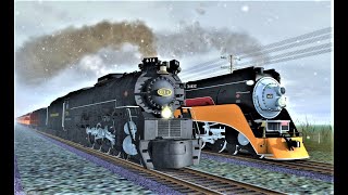 Trainz SP GS4 amp CampO Greenbrier  Test run [upl. by Noelani768]