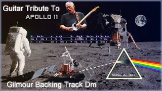 Guitar Tribute To Gilmour Backing Track Dm [upl. by Cary]