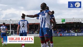 Debut to remember for Dieseruvwe 🤩  Hartlepool United 21 Gateshead [upl. by Enitsrik]