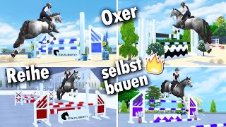 Springplatz mit EIGENEN Hindernissen 🤩🐎 Sims 4 Pferderanch 🔥 Speedbuilt  neuer CC Mod [upl. by Kelli368]