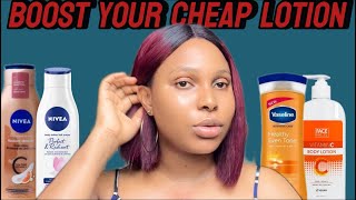 How i turn my cheap lotion into a massive brightening lotion for even skin tone [upl. by Amaras]