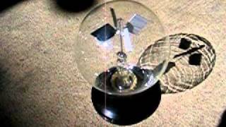 Radiometer spinning in sunlight [upl. by Aneehsak]