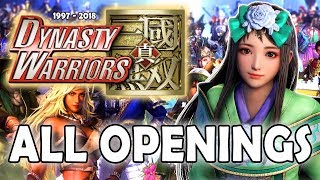 Dynasty Warriors All Openings V2 1997  2018 [upl. by Esinad747]